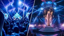 Custom header image with evo 2024 and esports world cup press images spliced together