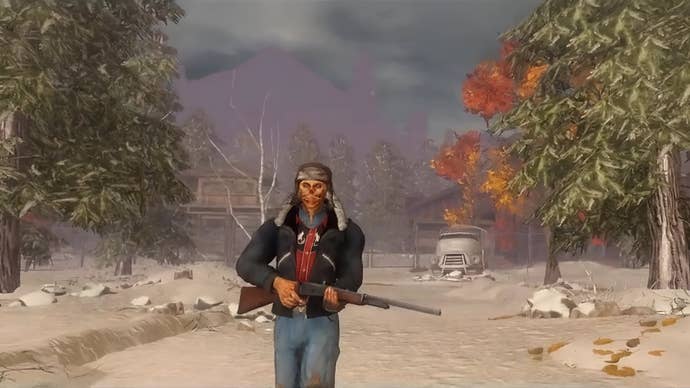 A ghoul in Fallout New Vegas mod Fallout Nuevo Mexico.