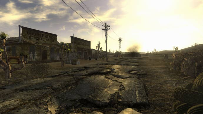 Goodsprings in Fallout New Vegas.